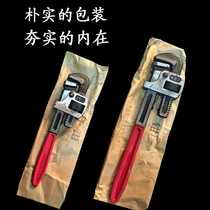 Chengde Bang Yushan pipe Pliers Heavy pipe pliers 18 inch 450mm state-owned old factory household British pipe pliers Chengde pipe pliers