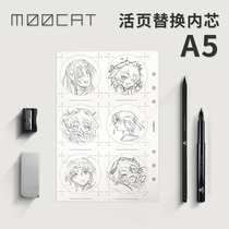 A5MOOCAT characters Head Ben bar Chirpy OC Characters Co-Man Design Set Mangas Blueprint Handbooks