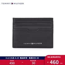 Tommy 22 new spring summer mens clothing business casual cow leather embossing LOGO multi-card wallet gift 08586