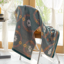 Large bath towel cotton women soft absorbent gauze thin summer ultra-thin quick-drying non-hair breathable soft household bath towel