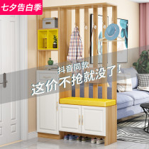 Modern minimalist wine cabinet partition cabinet entrance door double-sided screen entrance cabinet shoe cabinet integrated living room multi-function foyer cabinet