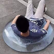 Can not break the water balloon can be filled with water elastic ball transparent big light ball inflatable water ball explosive child nostalgia