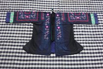 Xiangyin Pavilion Looking for Zhiyin Pavilion Small Flower Miao Clothes Handmade Batik Silk Embroidered Bust 102cm High 54cm c-686