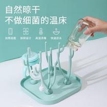 Bottle rack drain rack baby mini drying rack baby holder drying disinfection portable water cup with tray