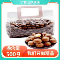 New goods large granules Hawaiian nuts 500g creamy plain bagged nuts zero dried fruit fried goods sent to the shell opening device