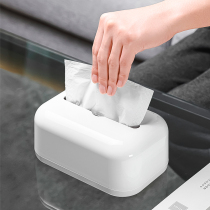 Paper towel box wall-mounted suction paper box Home Kitchen Living Room On-board Free of perforated paper towels Toilet Paper Towel Containing box