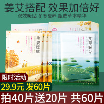 Warm paste baby Wormwood ginger warm body conditioning Palace cold spontaneous hot paste winter whole body warm cold 100 tablets