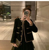 Sandro Moscoloni2021 new small fragrant wind tweed coat temperament socialite Joker short coat women