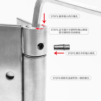 Hinge free single double door spring hinge self-closing door hinge inner and outer double opening hinge wire puller hinge hinge