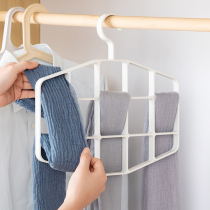 Hanging scarf artifact household tie storage ring stockings silk scarf hanger multifunctional belt hanger rack belt rack