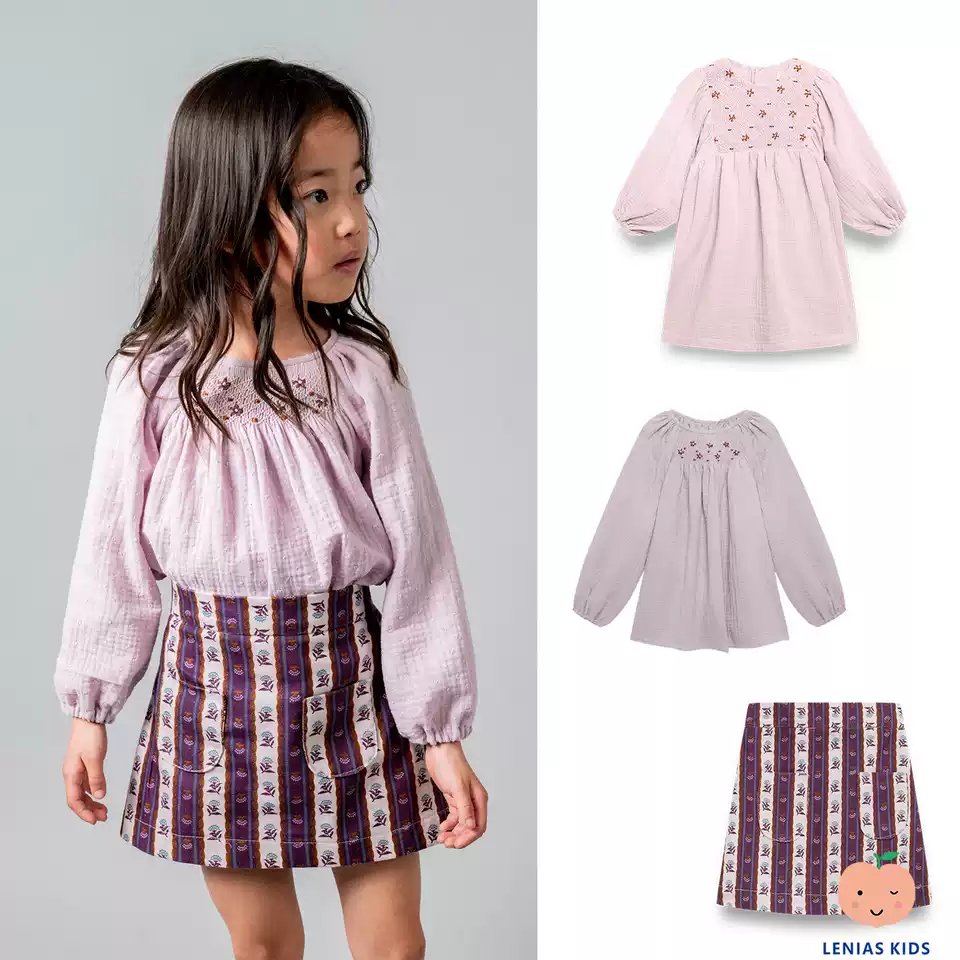 lenias LN家 Birinitpetit 26aw秋冬甜美连衣裙 衬衫半裙