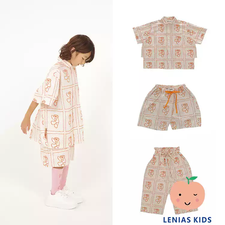 Lenias LN家日本unionini 23SS春夏卡通印花短袖套装