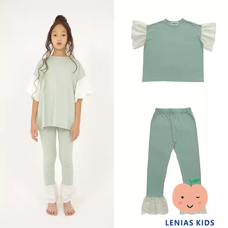 Lenias LN家日本unionini 23SS春夏夏小清新短袖套装