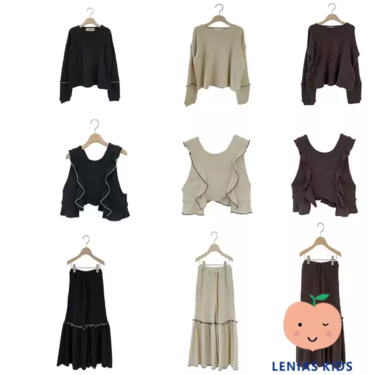 lenias LN家 UNIONINI21AW秋冬 针织＋花边马甲＋长裤