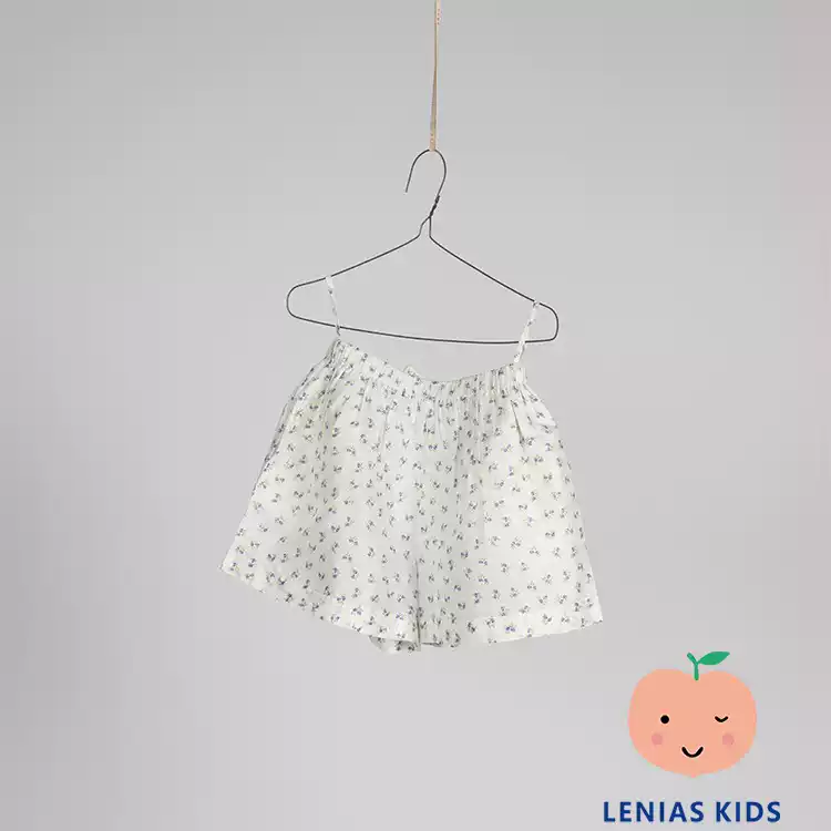 Lenias LN家 意大利 Pero25SS春夏女童碎花可爱柔软短裤