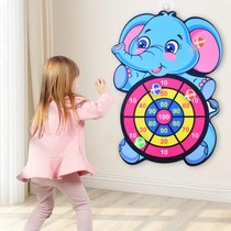 Shake sound children sticky ball 3 parent-child baby sticky target ball sucker throwing 1-2 year old cartoon dart toy sticky ball