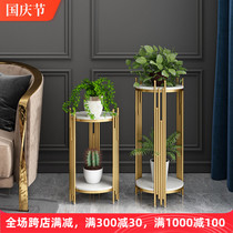 Nordic living room marble sofa side several storage side cabinet light luxury creative small coffee table corner few simple household Round Table