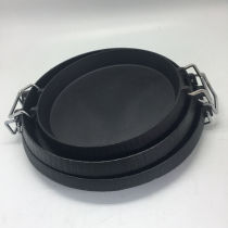 Cast iron Korean barbecue plate Baking plate Teppanyaki iron plate Commercial round household barbecue plate Korean barbecue pot