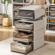Drawer storage box wardrobe plastic cabinet household underwear storage clothing finishing box clothing storage box