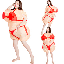 Party party Cartoon Doll costume doll funny fat prop dress sexy hot dance bikini inflatable clothes