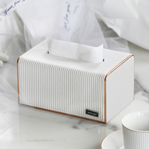 Paper tissue box Living room light luxury high-end household creative napkin Net Red fashion Nordic ins wind Simple modern