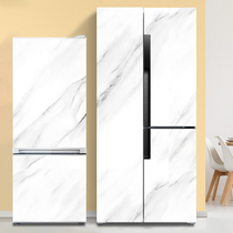 Creative refrigerator freezer refurbished sticker film waterproof anti-fouling and oil-proof single double door full stick self-adhesive decoration thickened
