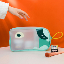 Makeup wash bag womens portable 2021 new super fire large capacity large travel cosmetics lipstick bag storage box