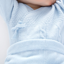 Newborn baby autumn clothes sweater suit newborn baby liner spring and autumn gauze knitted sweater jacket