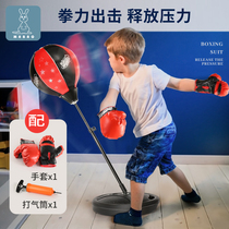 Childrens boxing suit Sandbag vertical tumbler Home TAEKWONDO Sanda boxing gloves Boxing target boy toy