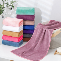 Towel batch thickened microfiber dry hair towel beauty barber shop baotou absorbent rag towel embroidered logo