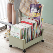 Student classroom book box with pulley movable book storage box High School wheel book finishing dormitory artifact