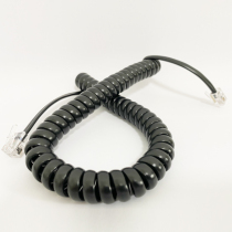 Philips telephone universal handle line Phone curve landline handset line spring line (black)