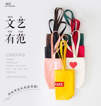 Canvas bag custom printed logo custom diy shoulder shopping promotion environmental advertising handbag conference bag graduation