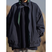 Nobodyknows Japanese mountain system outdoor functional stand collar solid color jacket jacket mens and womens loose and versatile tops