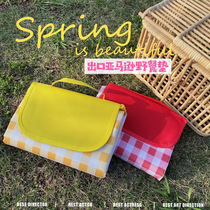 Go together for the Cruise Export Order Fried Thick portable Outdoor thickened Oxford Woven Plaid Picnic Mat