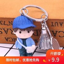 Badminton pendant ornament Pendant pendant Souvenir Small gift Creative trinkets Keychain pendant