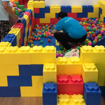 Large EPP building block paradise Foam oversized childrens castle indoor assembly foam partition wall Childrens playground