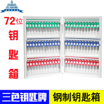 Jerys 8704 Key Box 72-bit Steel Key Wall-mounted Key Cabinet Key Management Box Key Box