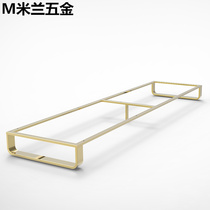 Factory direct sales Light luxury stainless steel shelf electroplating furniture TV cabinet Coffee table dining side cabinet support metal foot customization