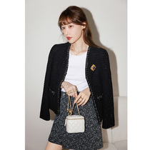 En light luxury custom limited Coco royal Italian luxury LG wool tweed classic small fragrance coat