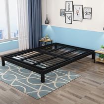 Student iron bed frame tatami childrens simple iron bed frame 1 5 meters 1 8 meters 1 2m single environmental protection iron bed