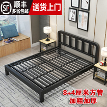 European simple Wrought iron bed 1 8 meters double bed 1 5 meters single bed Princess bed Iron frame bed Iron bed customization