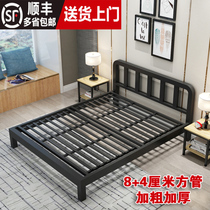  European style simple wrought iron bed 1 8m double bed 1 5m single bed Princess bed Iron frame bed Iron bed customization