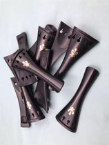 Violin accessories high-grade inlay decoration Wu Q wooden string 4 4
