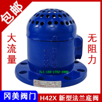 New bottom valve H42X-10 16 water pump suction water cast iron flange bottom valve 65801001250200300