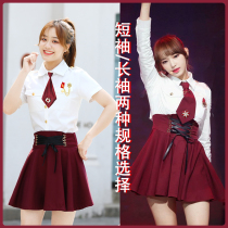 Cosmic girl cheerleader performance suit Youth vitality JK uniform annual meeting La La exercise suit Dance performance suit suit