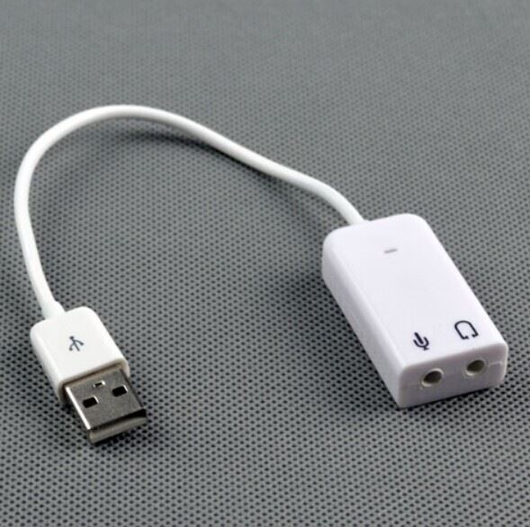 Driver-Free External USB Sound Card Laptop USB Headset Interface Converter Computer External Sound Card Support Win8