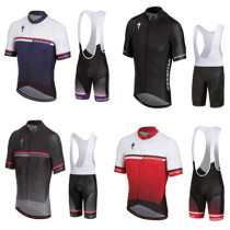 New Lightning Team Tour Fa Mountain Bike Summer Breakfast Summer Summer Breakup Surface Backers Short Sleeve Cycling Clothes