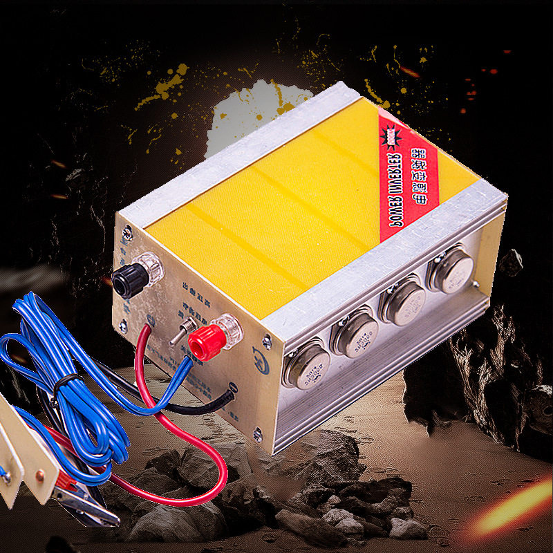 Gold eight-tube old low-frequency machine 12v battery electronic transformer high-power inverter 噐 the old head booster