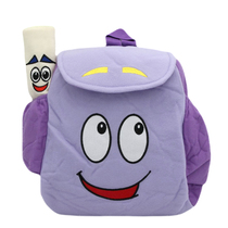 Dora Double Shoulder Bag Dora Map Small Backpack Cute Girl Kindergarten Gift